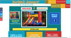 Desktop Screenshot of burbankjumpers.com